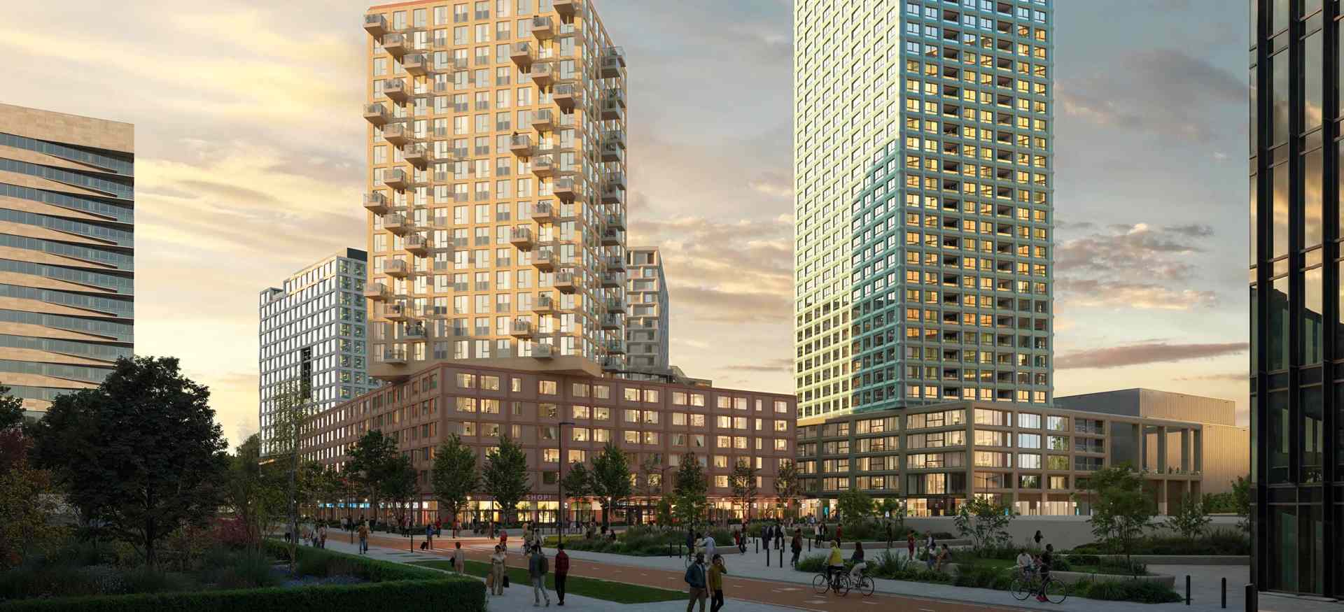 Impressie Eleven Square op het Arenaplein in Amsterdam